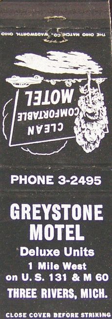 Greystone Motel - Matchbook